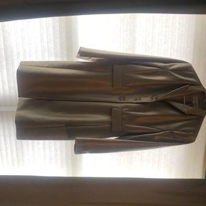 Elegant 2 piece women’s pant suit.  Flattering lined jacket and lined pants.